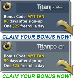 No deposit freerolls at Titan